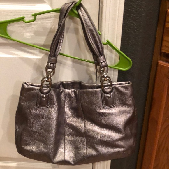 Silver Coach Purse - Picture 2 of 3